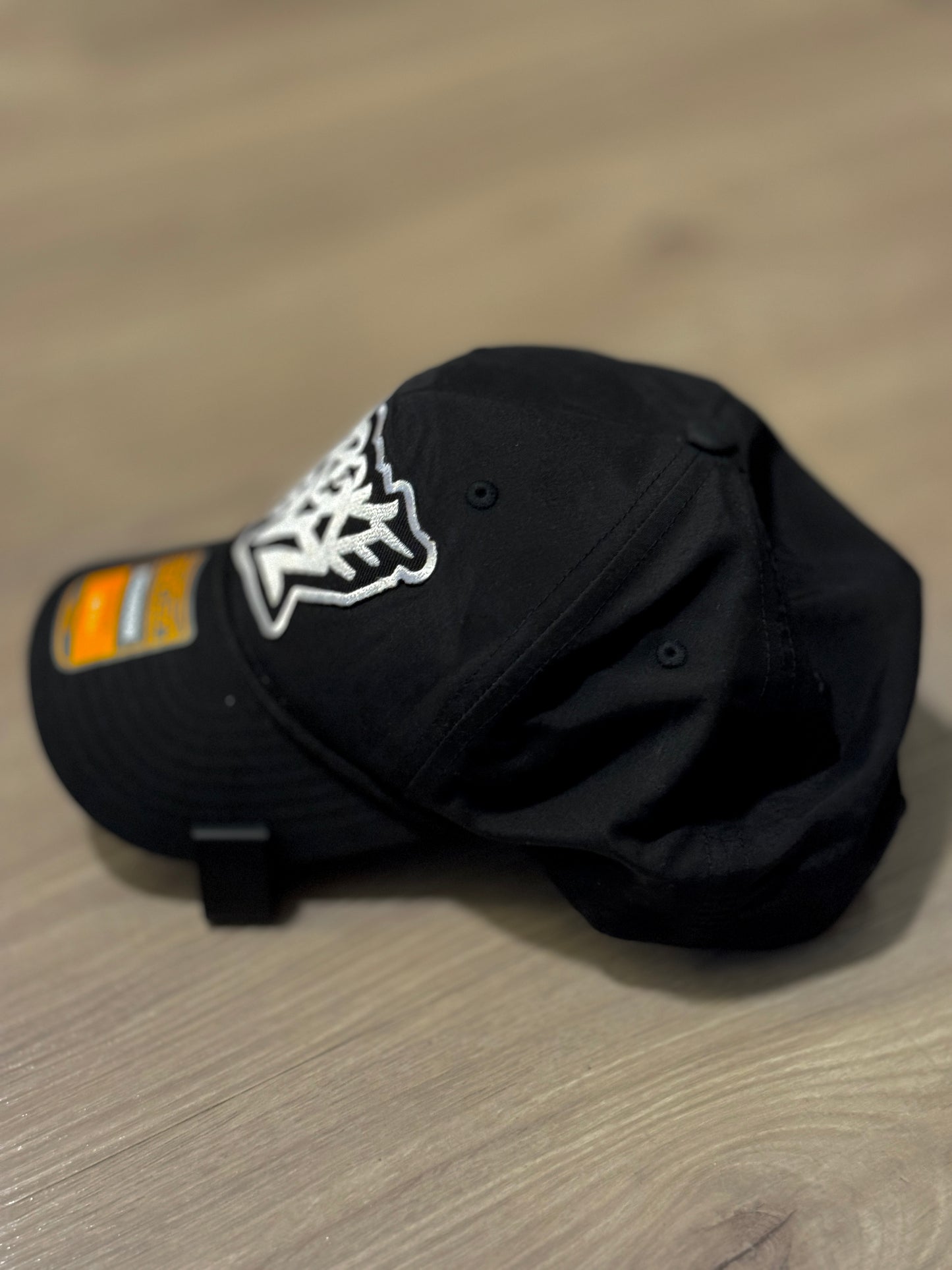 Broke Boyz Golfer Snapback – Black & White